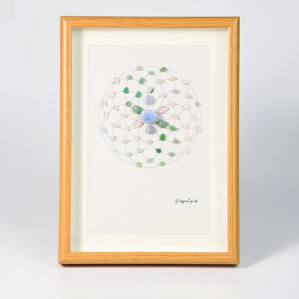 Healing Crystal Grid Frame