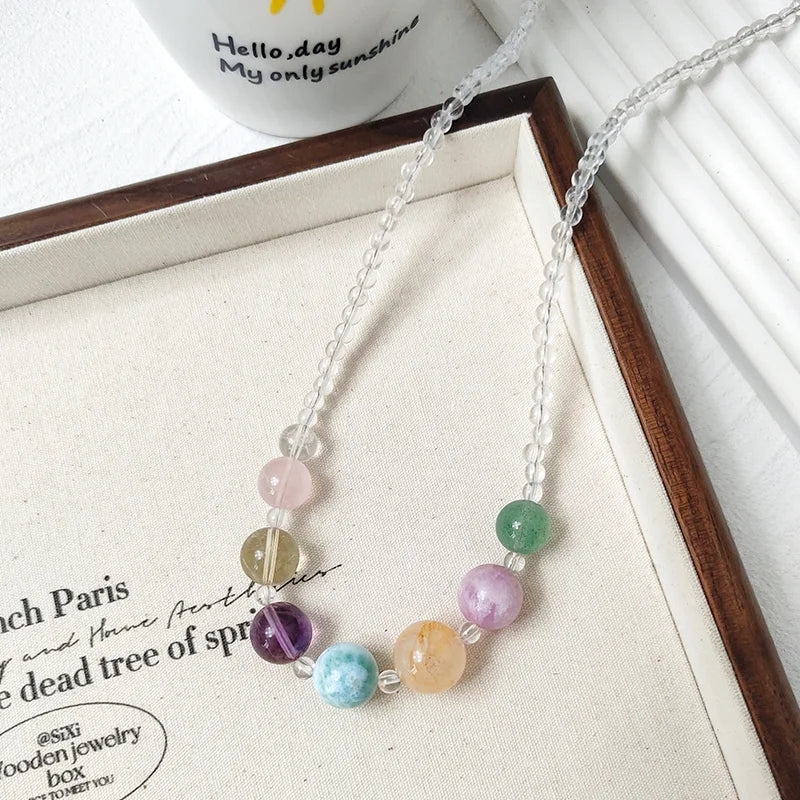 7-Color Harmony • Healing Crystal Necklace