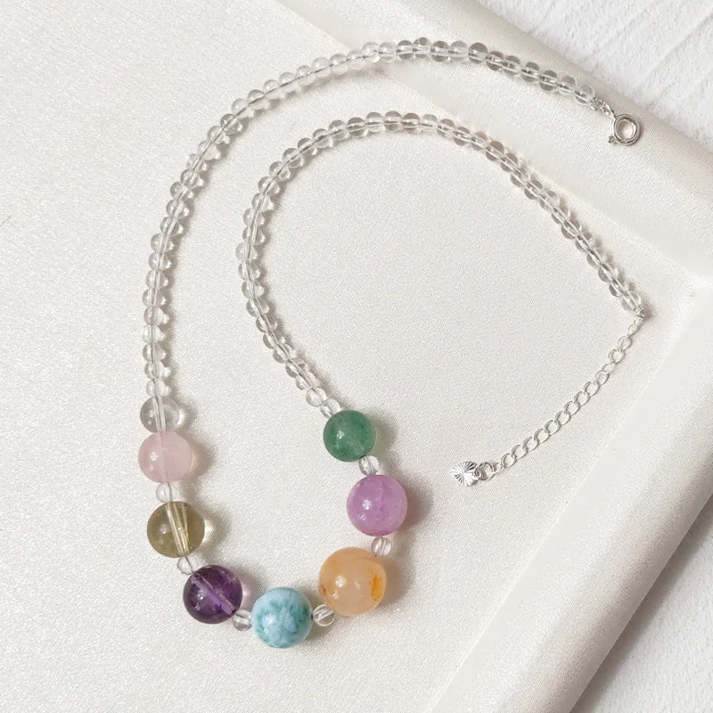7-Color Harmony • Healing Crystal Necklace