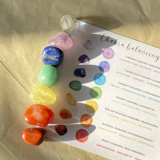 A Gentle Guide to Using &amp; Cleansing Chakras Crystals  A mindful way to work with energy