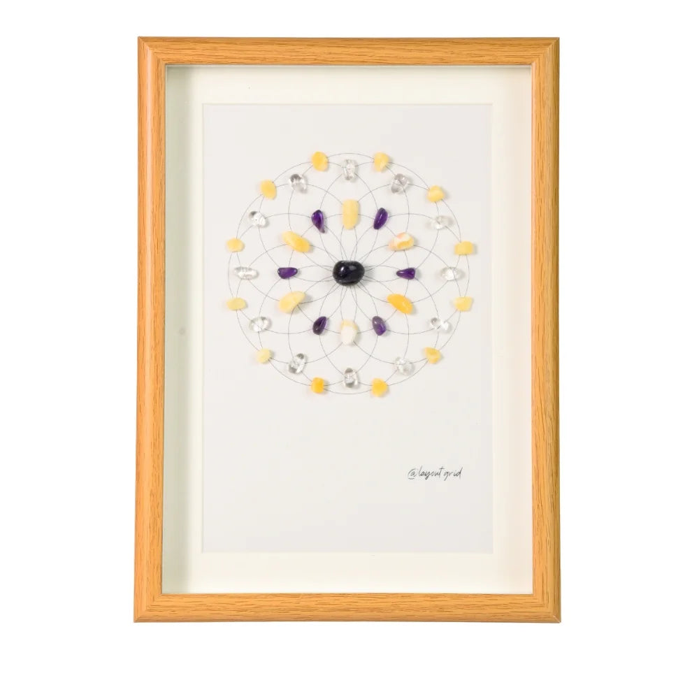 Healing Crystal Grid Frame