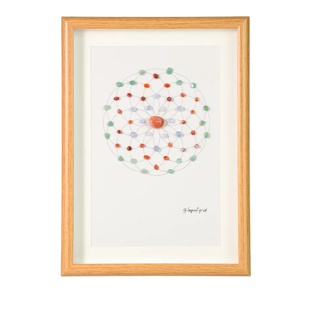 Healing Crystal Grid Frame