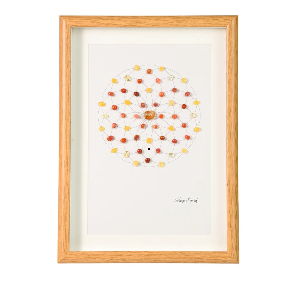 Healing Crystal Grid Frame