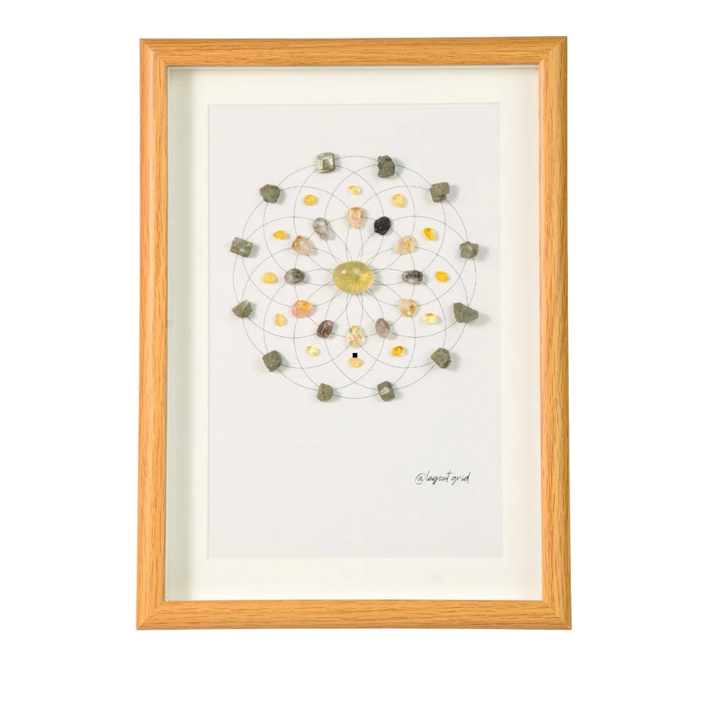 Healing Crystal Grid Frame