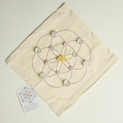 Crystal Grid Healing Set Fabric Combo