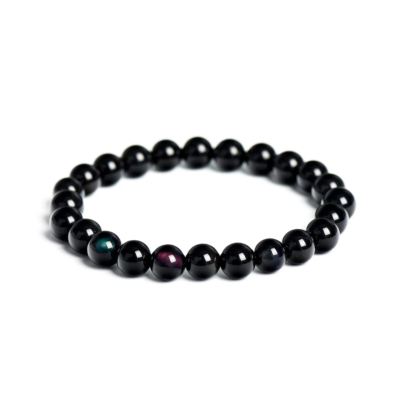 Colored Obsidian Bracelet