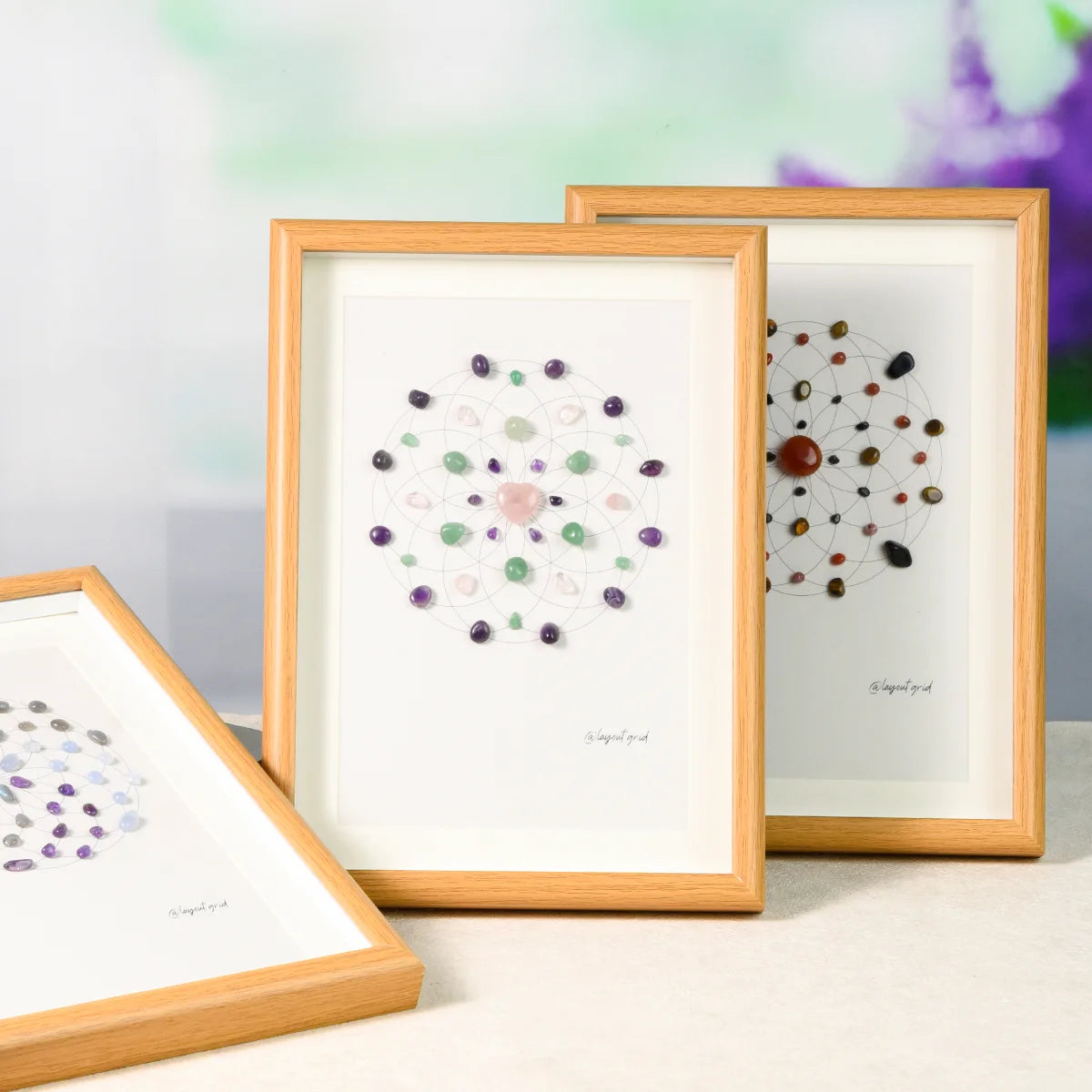 Healing Crystal Grid Frame