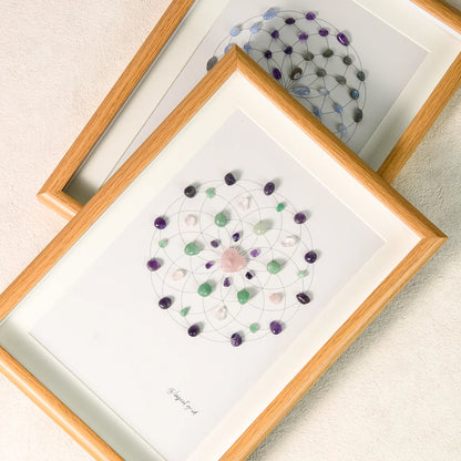 Healing Crystal Grid Frame