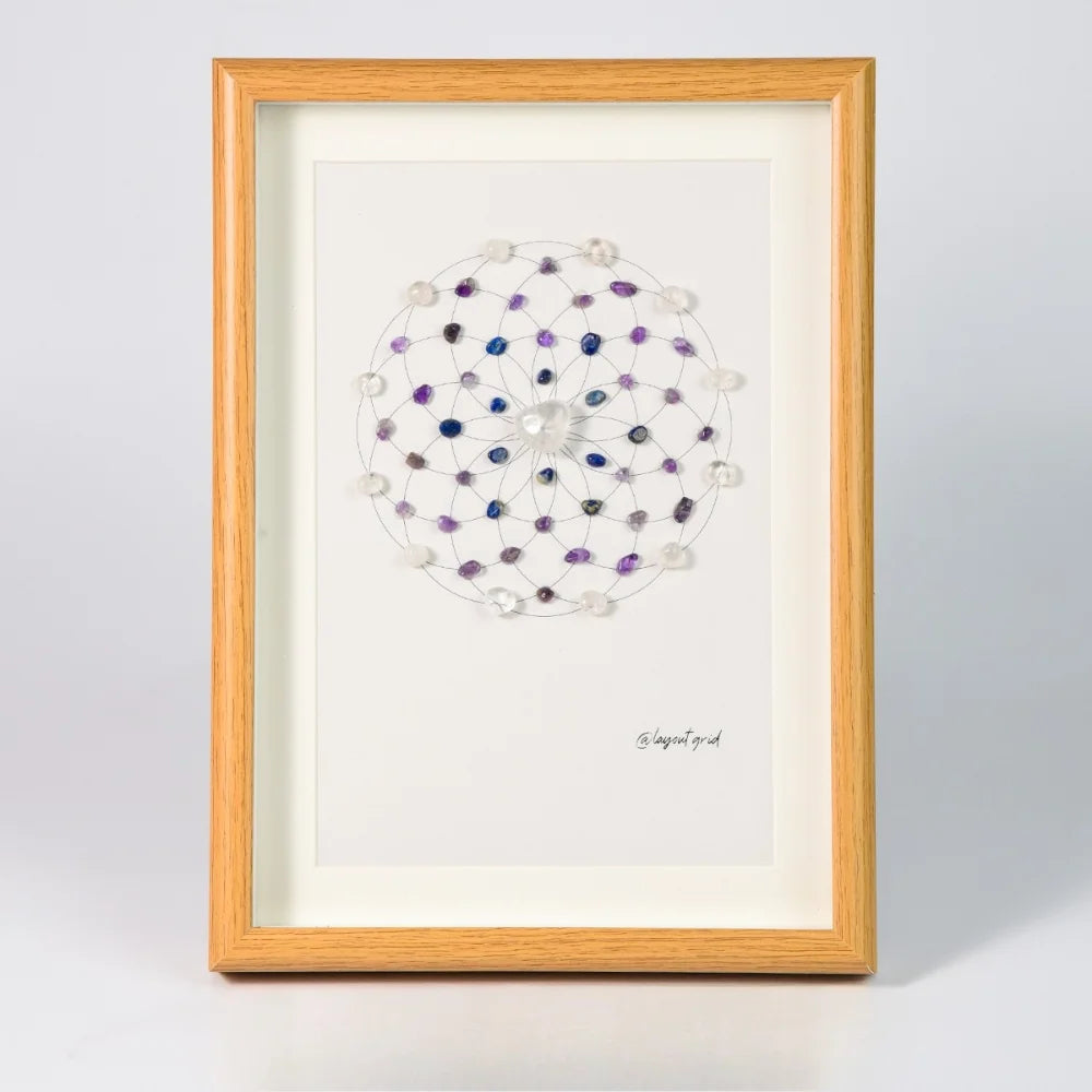 Healing Crystal Grid Frame