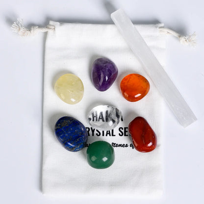 Classic Seven Chakra Crystal Stone Set