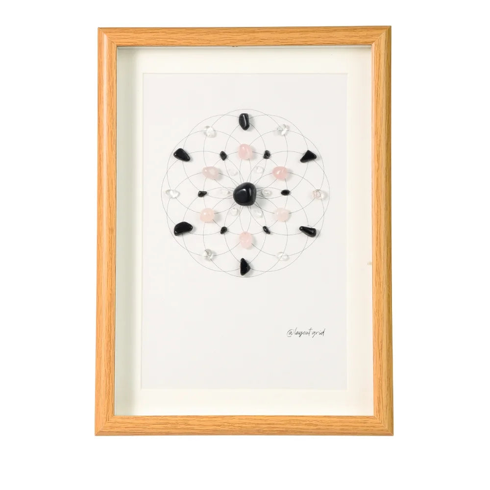 Healing Crystal Grid Frame
