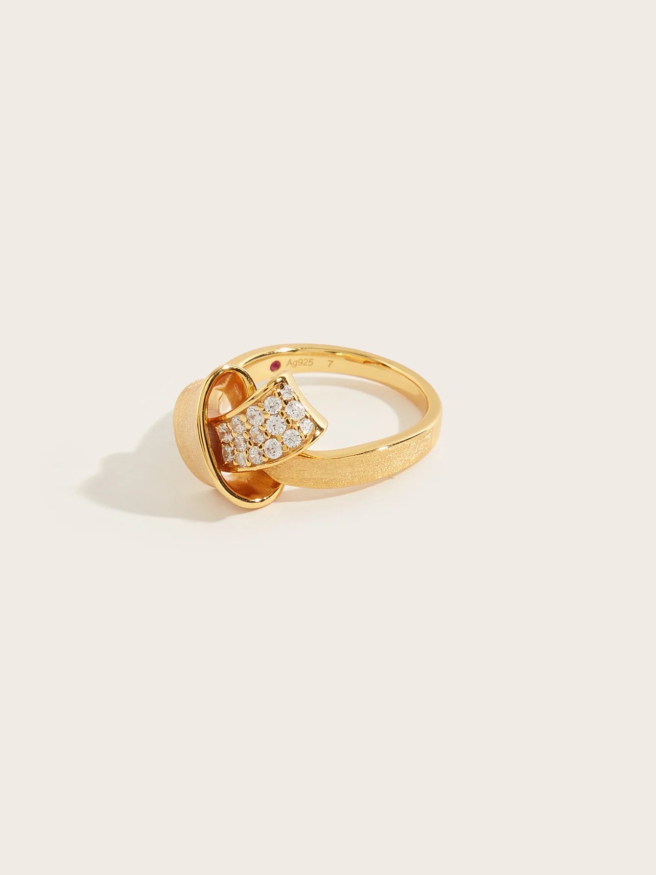 Satin Loop Ring