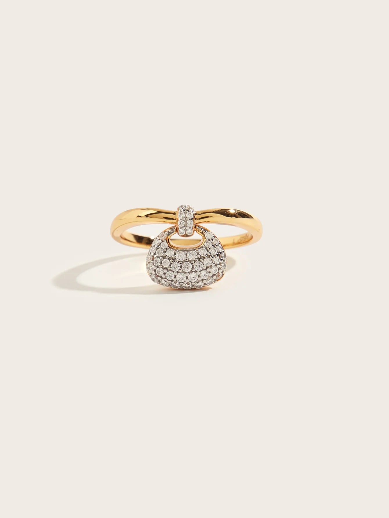 Gilded Pouch Ring