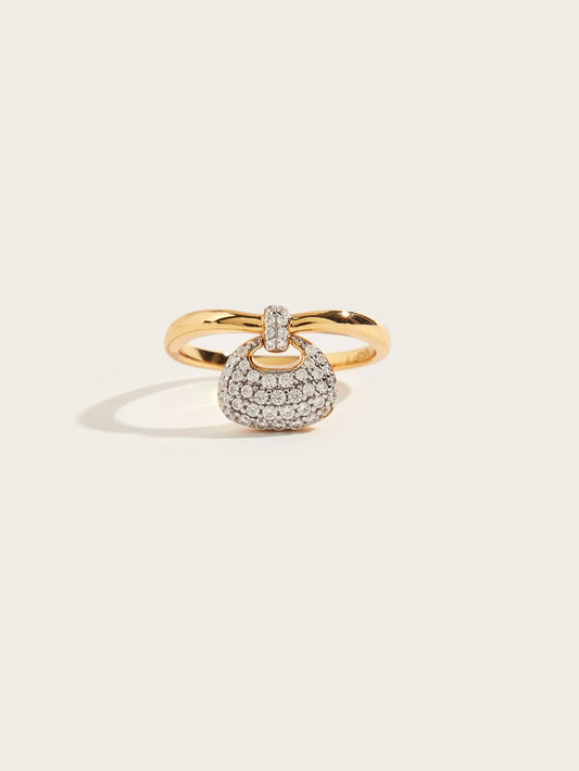 Gilded Pouch Ring