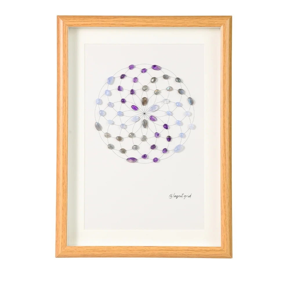 Healing Crystal Grid Frame