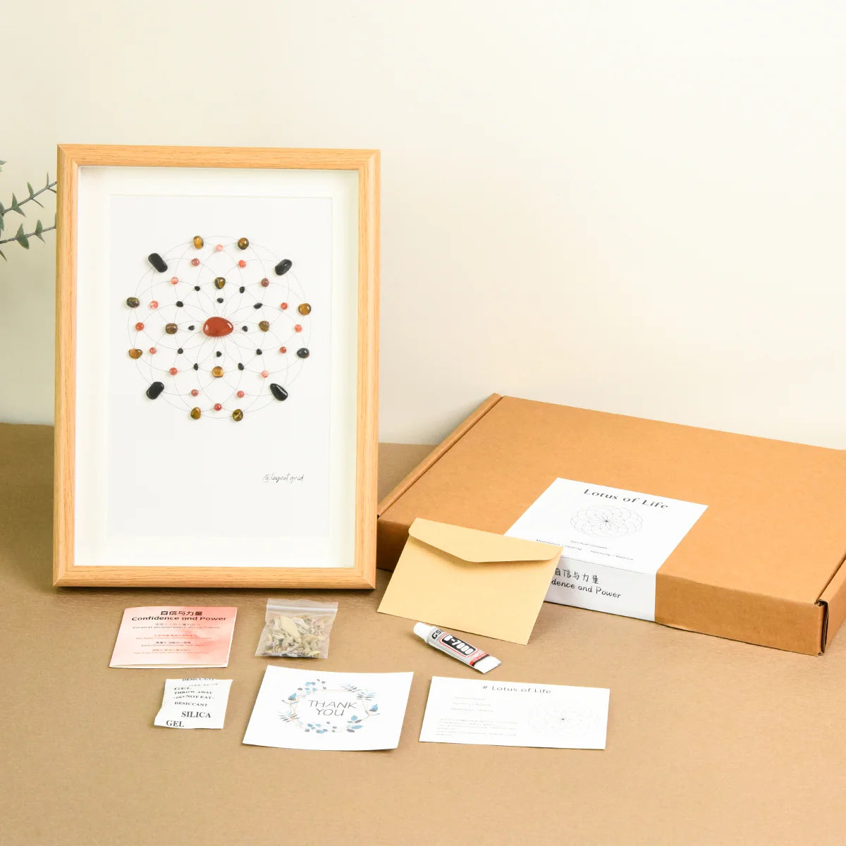 Healing Crystal Grid Frame