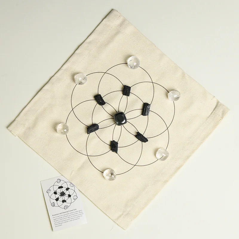 Crystal Grid Healing Set Fabric Combo
