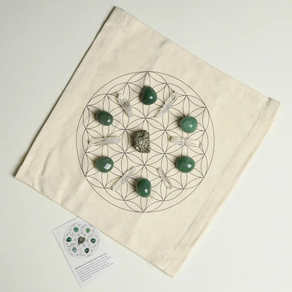 Crystal Grid Healing Set Fabric Combo