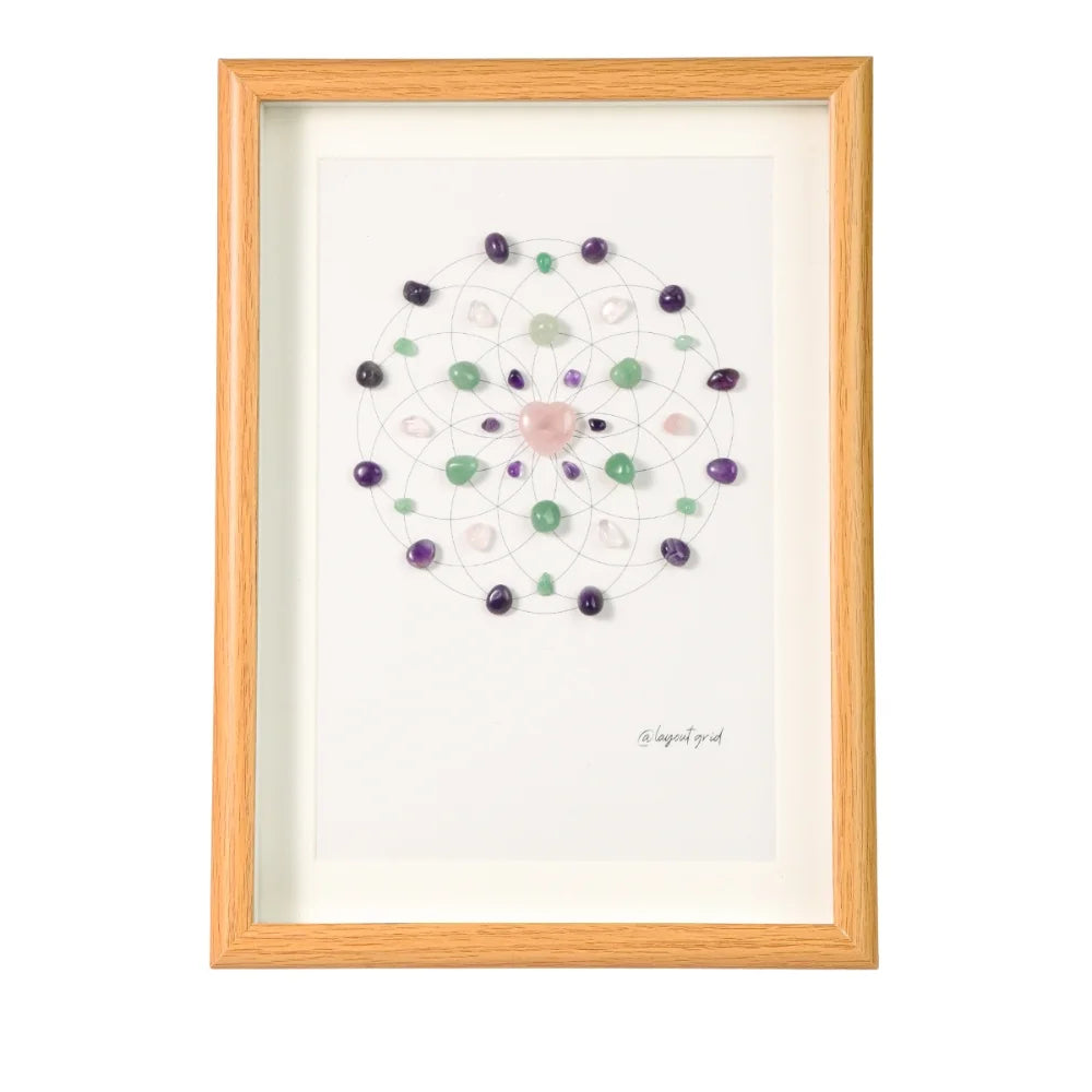 Healing Crystal Grid Frame