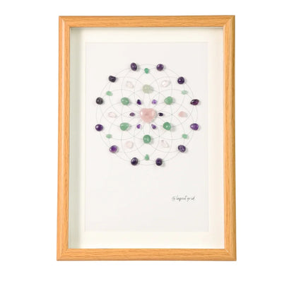 Healing Crystal Grid Frame
