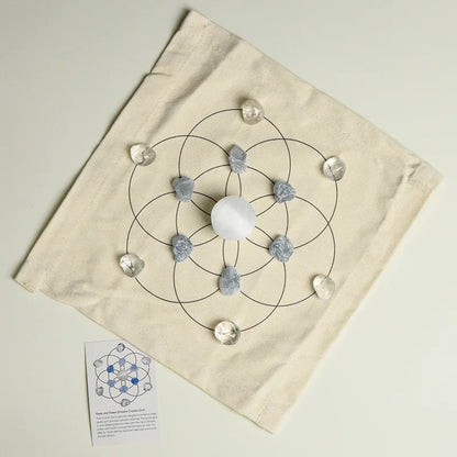 Crystal Grid Healing Set Fabric Combo