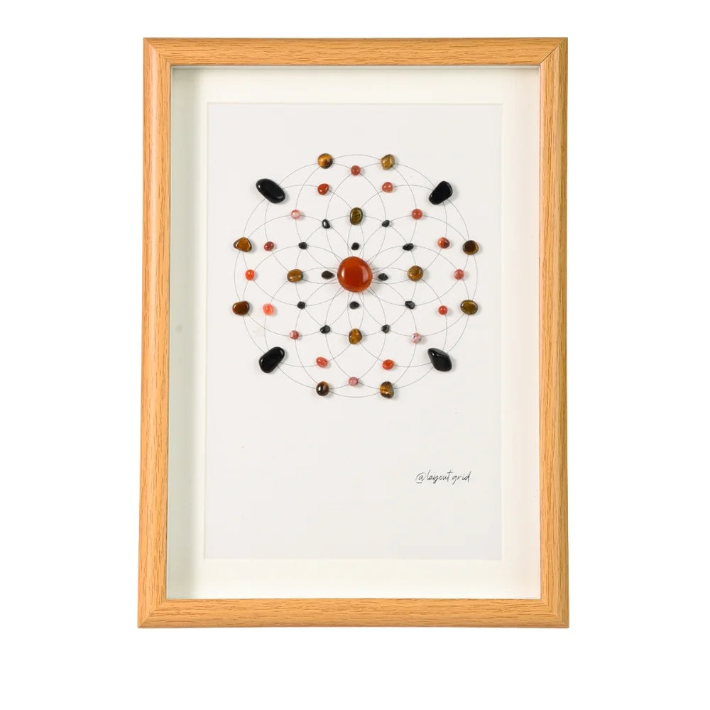 Healing Crystal Grid Frame