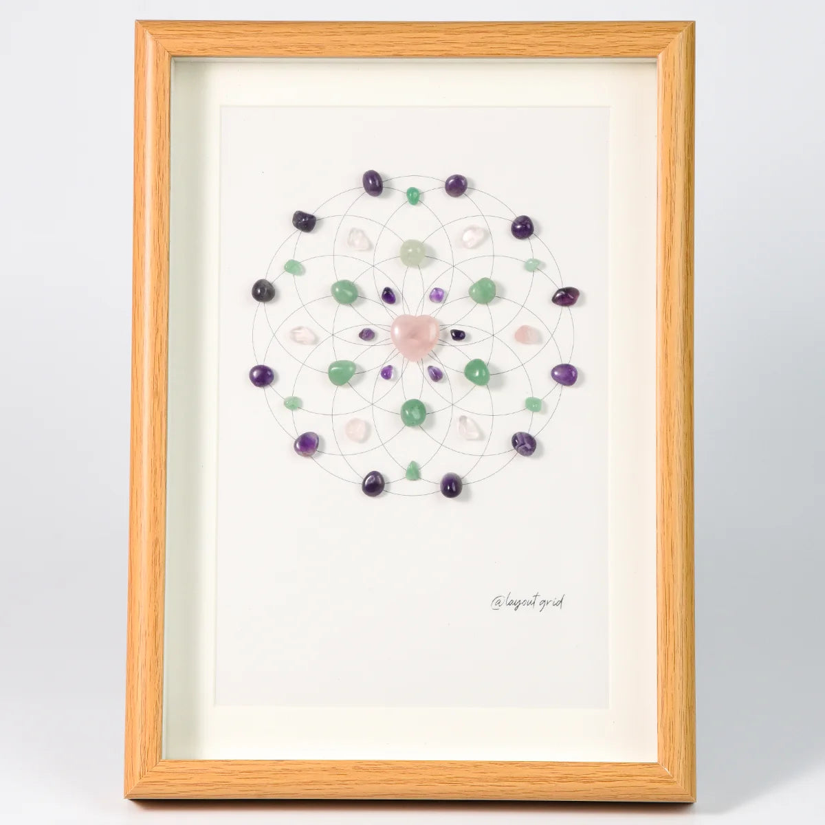 Healing Crystal Grid Frame