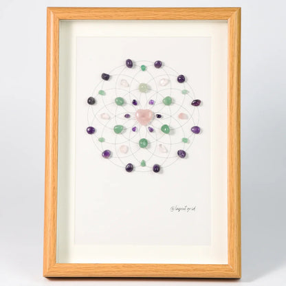 Healing Crystal Grid Frame