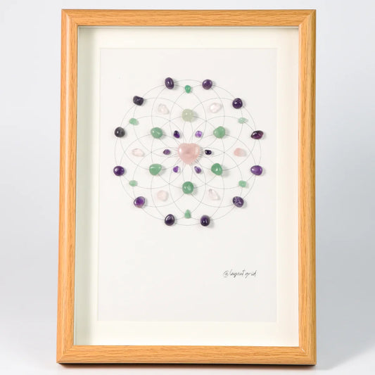 Healing Crystal Grid Frame