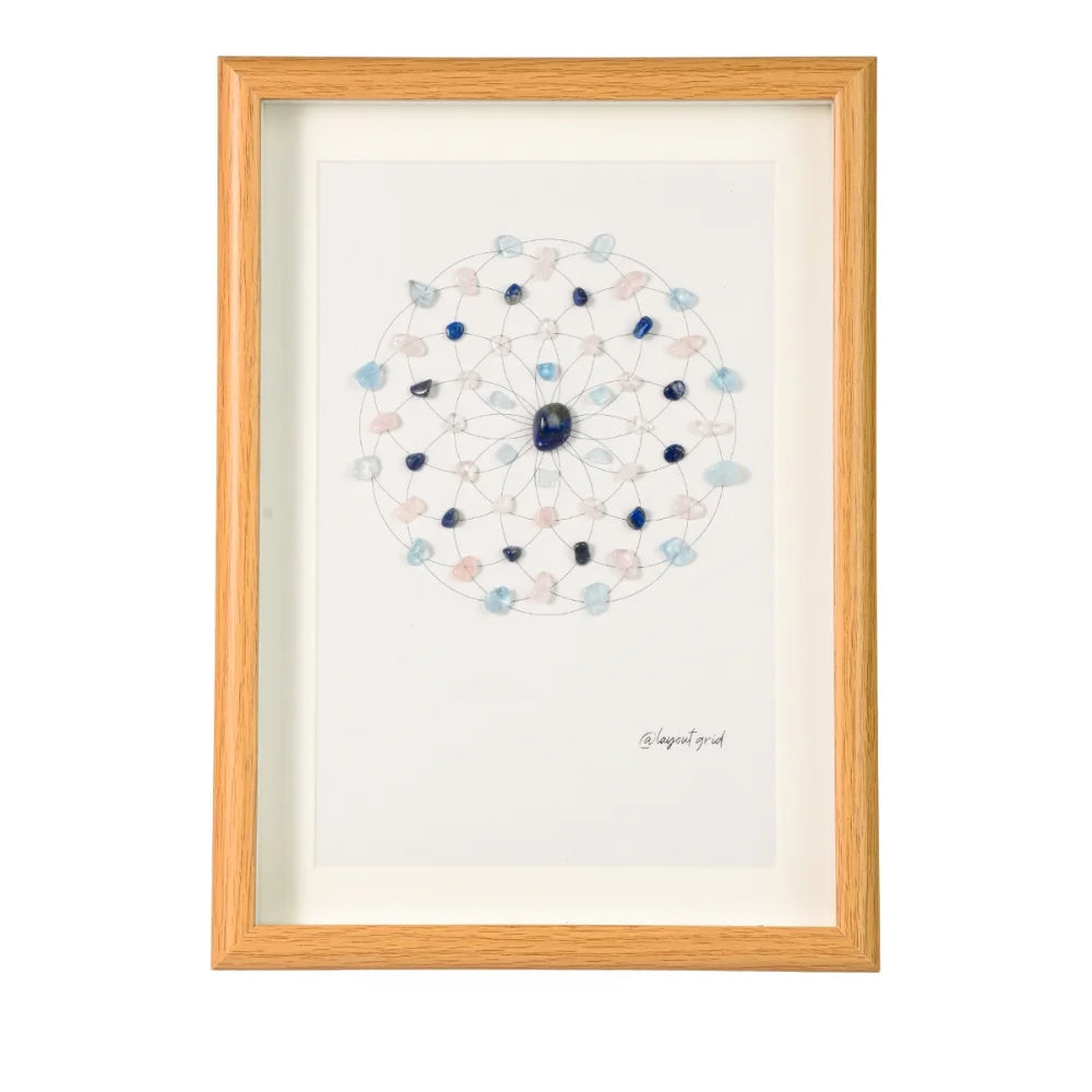 Healing Crystal Grid Frame
