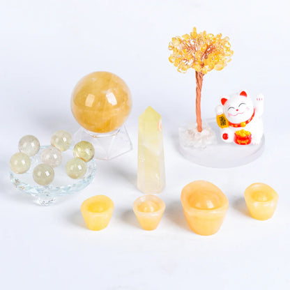 [Focus & Abundance] Citrine Energy Set