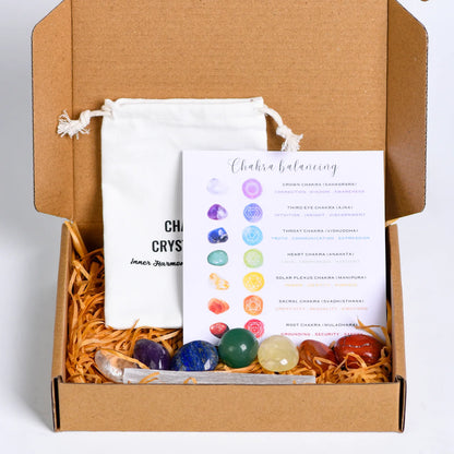 Classic Seven Chakra Crystal Stone Set